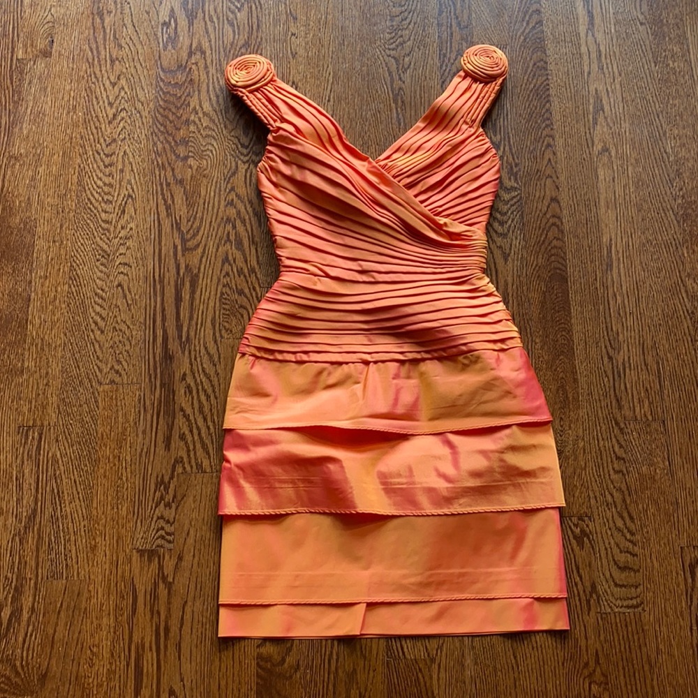 Orange Tadaski Mini Dress